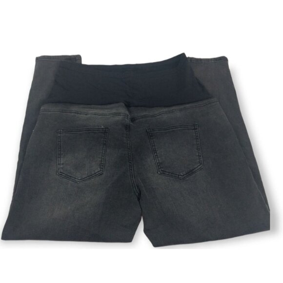 Time & Tru Misses XL 5 Pocket Maternity Skinny Jeans with Comfort Panel - Picture 7 of 9